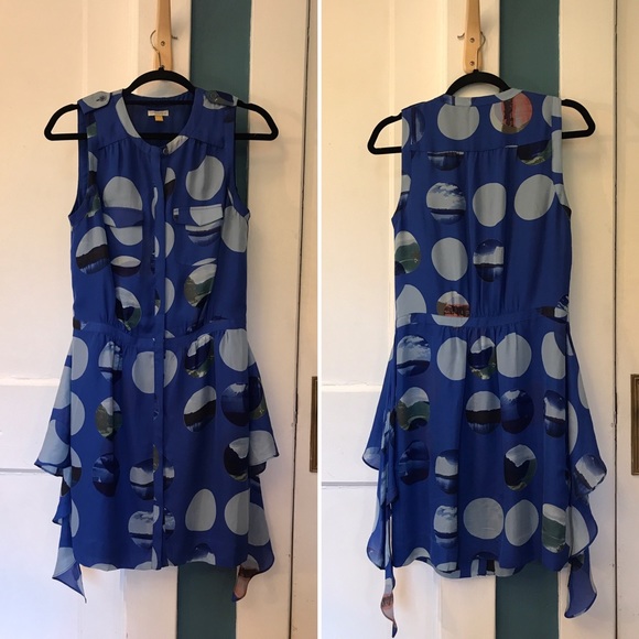 Anthropologie Dresses & Skirts - ☀️ LEIFSDOTTIR Moon & Earth Silk Dress, 4
